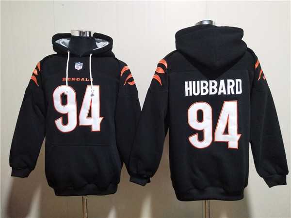 Men's Cincinnati Bengals #94 Sam Hubbard Black Pullover Hoodie,We sell and wholesale Men's Cincinnati Bengals #94 Sam Hubbard Black Pullover Hoodie on line form chian!
